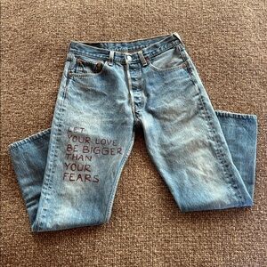 Vintage Levi’s USA Made Customized 501xx Jeans